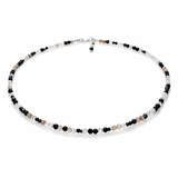 Edelstein Choker - Cosmic Magic Ch - Spinell, Obsidian & Blaufluss