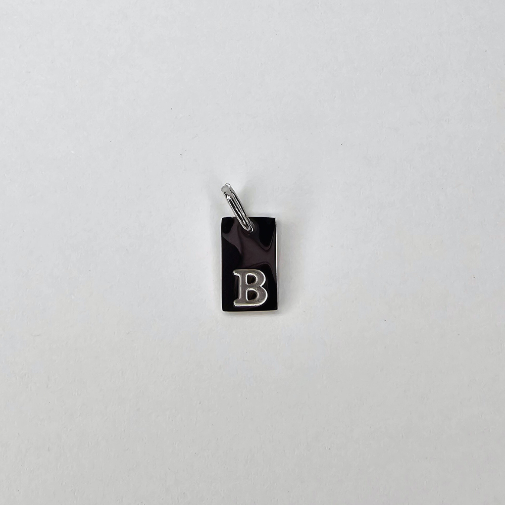 Ein kleiner, hochwertiger Initial-Charm aus Edelstahl, der deinem Schmuckstück eine persönliche Note verleiht