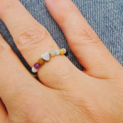 Edelstein Perlenring - Amarune