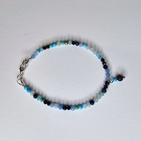 Edelsteinarmband - Azure Soul - Lapislazuli & Aquamarin