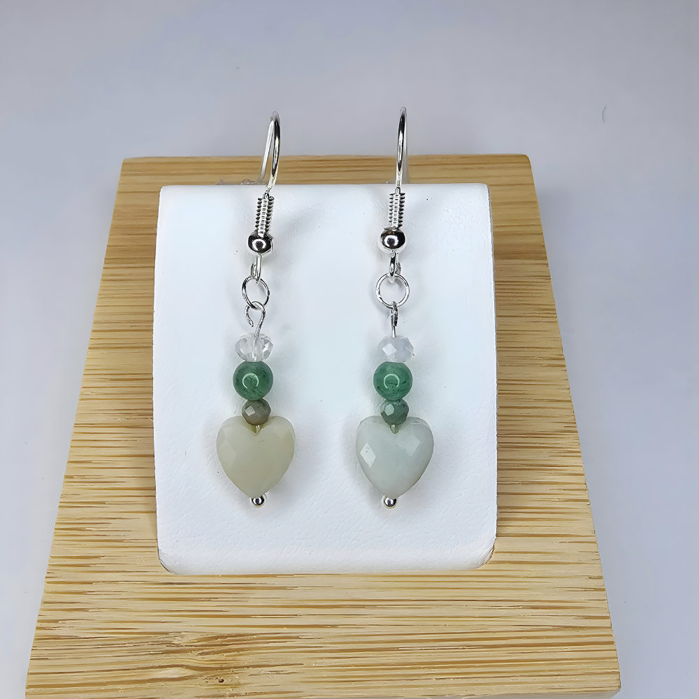 Edelstein Ohrringe Calm Spirit Hearts