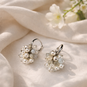 Edelstein Ohrringe Handgefertigt Silk Bloom
