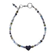 Edelsteinarmband - Heartwave - Howlit, Topas & Mondstein