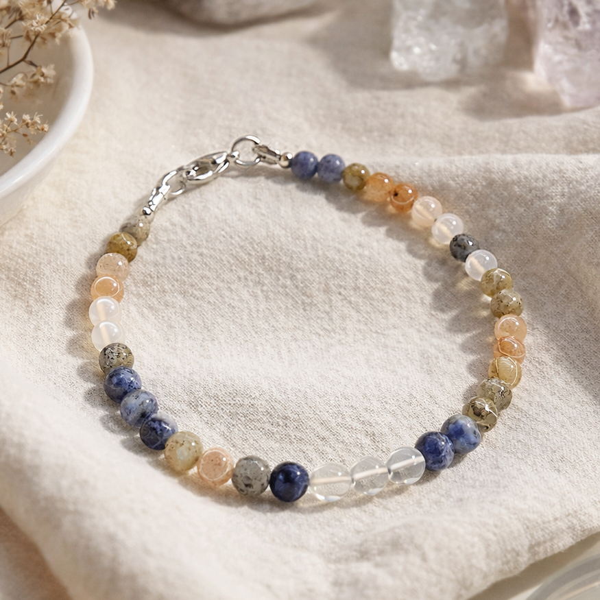Edelsteinarmband - Aetheris - Sodalith & Labradorit