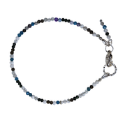 Edelsteinarmband mit Gebrurtsstein - Soft Reset - Apatit, Howlith & grüner Sandstein