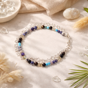 Edelsteinarmband Damen mit Türkis - Geburtsstein Dezember 