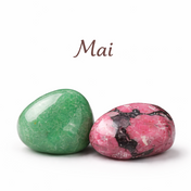 Geburtsstein Mai – Aventurin & Rhodonit