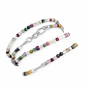 Geburtsstein Schmuck 2-in-1 – Edelsteinarmband & Kette