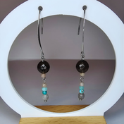 Handgefertigte Edelstein-Ohrringe aus Natursteinen