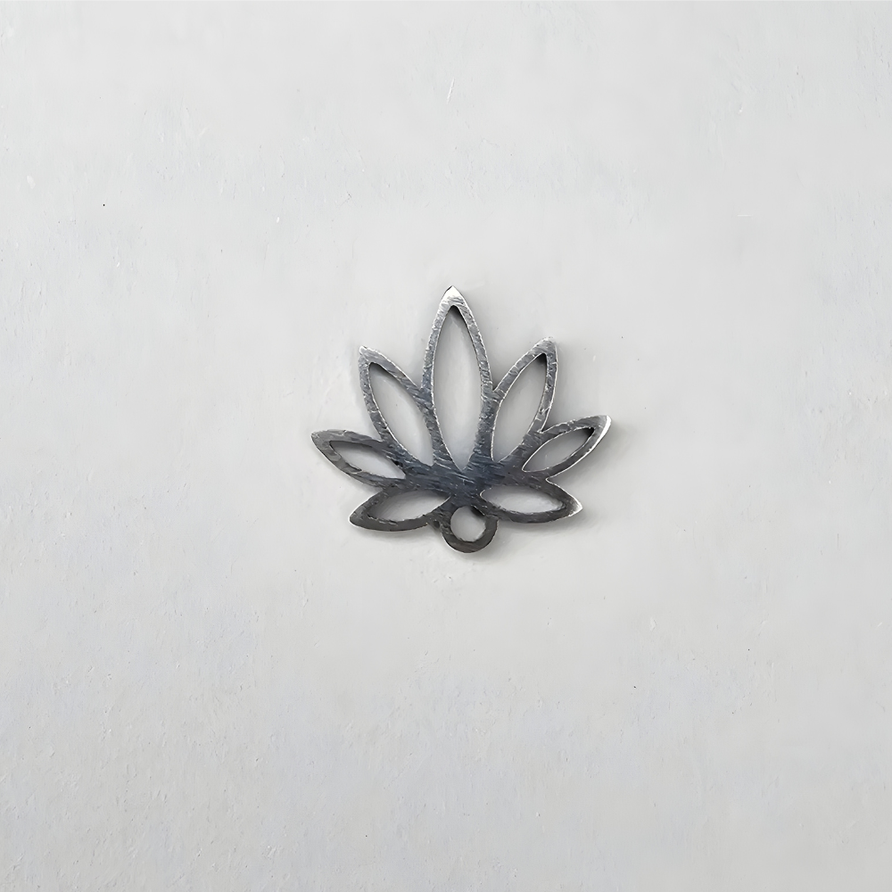 Lotus Blossom Charm – Edelstahl Anhänger
