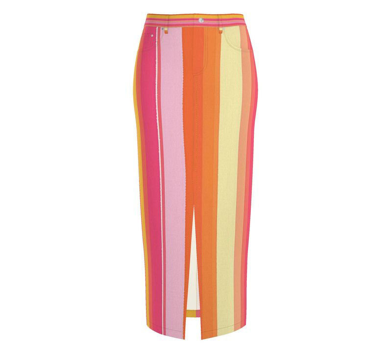 Maxi Jeansrock, jeansröcke maxi