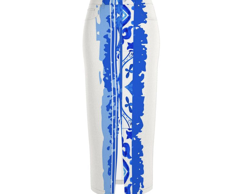Maxi Jeansrock 