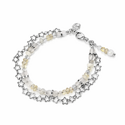 Sun Harmony – handgefertigtes Edelsteinarmband: Citrin, Opal und Mondstein