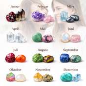 Mutter & Tochter Edelsteinarmband Set – Verbunden im Herzen