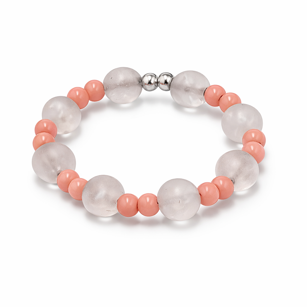 Perlen_Ring_Rosenquarz_Bambuskorall