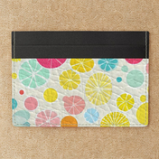 Pixie KA Leather Card Holder | SUMMER in Pink