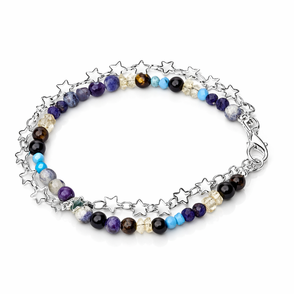 Türkis Edelsteinarmband Damen - Geburtsstein Dezember 