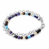 Edelsteinarmband - Soul of Stars - Citrin, Türkis & Tigerauge