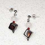 Pearl Sage Velvet Noir - Smoky Quartz, White Jade, Red Agate & Pyrite