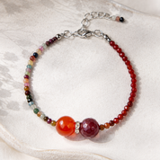 Sea Breeze Flame - agata Alashan, agata rossa, diaspro rosso