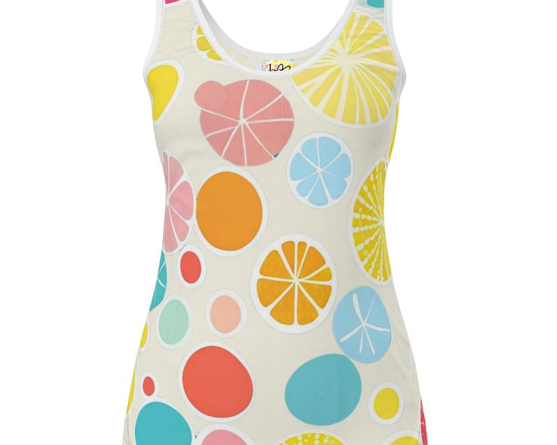 Jersey Top für Damen, Basic Tank Top