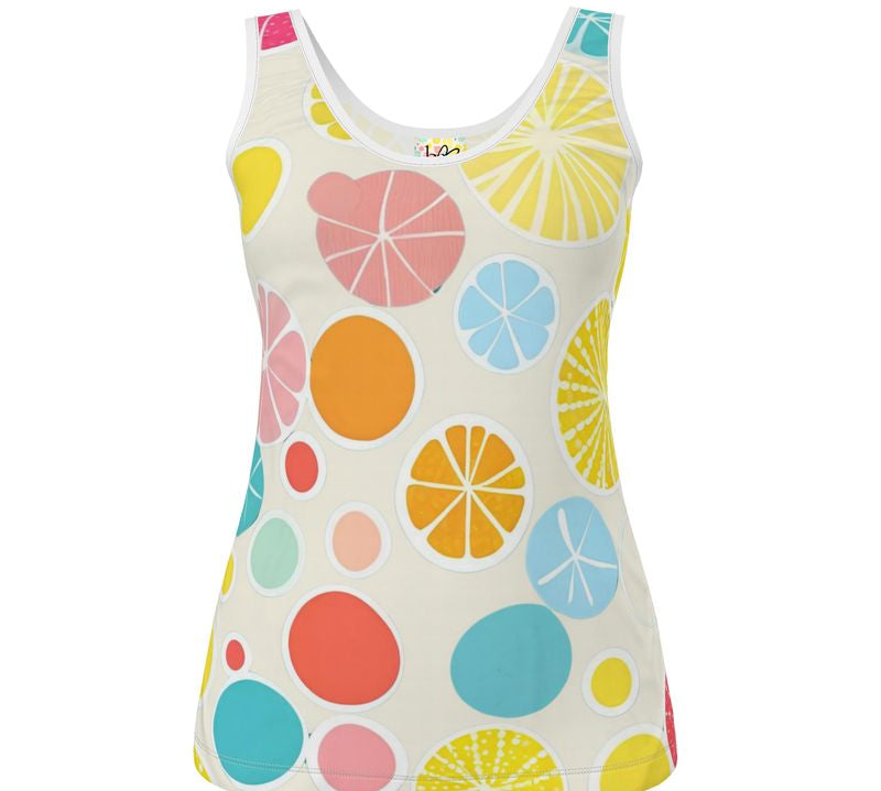 Jersey Top für Damen, Basic Tank Top